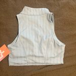 JoyLab blue longline zip up bra Photo 1