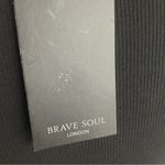 Brave Soul  London Liliana Black‎ Square Neck Crop Top NWT Size M Photo 6