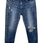 Moussy Vintage Jeans Boyfriend Fit Women’s Size‎ 26 Distressed Destroyed Denim Blue Photo 0