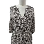 Banana Republic 100% Rayon Animal Print Dress with Pockets Sz L Photo 1