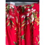 Joe Benbasset Red Floral Hawaiian Palazzo Pants Photo 1