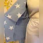 NWT blue and white Star pattern print women’s cotton blazer size L Size L Photo 6