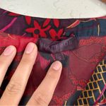 Hale Bob 100% Silk Purple Red Bell Sleeve Blouse Small Boho Photo 3