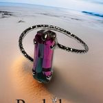 Handcrafted sparkly ring made with Austrian crystal size 6.5 Silver Photo 2