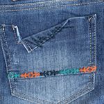 Rue 21 Denim Jean Shorts Western Aztec Cutoffs New Oversized 5/6 Womens Photo 5