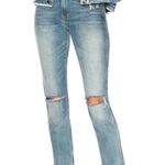 GRLFRND - Naomi High Rise Ripped Stretch Jeans in Blue Photo 2