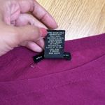 New York & Company Women's Oversize Silk Blend Pullover Vneck Sweater Magenta XS Pink Photo 13