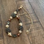 Cookie Lee  Gold and Black Beaded Necklace Photo 5