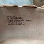 Chelsea and Violet Clara Suede Leather Scalloped Flats Tan Beige Size 11 Photo 6