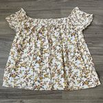 American Eagle  Off The Shoulder Floral Top - M Photo 0