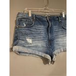 Celebrity Pink Medium Wash Short Denim Shorts Size 21/35 Photo 2