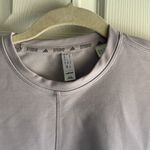 Adidas  Aeroready Crewneck Sweatshirt Women's L Purple Cropped Oversized Photo 1