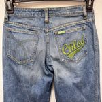 See By Chloe Y2K Jeans Full Length Flare Low Rise Embroidered Logo Made in Italy Photo 5