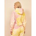 Reformation ๐๐ Tanner Classic Hoodie Creamsicle Pink Yellow Tie Dye XS NWT Photo 3