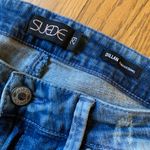 Suede Acid wash Denim Roll Cuff Dillan RelAxed Skinny Jeans Size 29 Photo 2