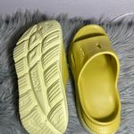 Hoka  One Ora Recovery 3 SlideGolden Licen/Celery Root Lime Green Sandals Sz 5 Photo 5