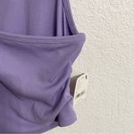 Free People NWT  Womens Tank Top Summer Lilac Strappy Ribbed Crop Size Medium Photo 5