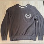 PINK - Victoria's Secret  Gray Sweatshirt crew crewneck sweater Photo 0