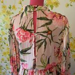 Floral Pleated Mini Dress Size M Multi Size M Photo 2