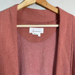 Anthropologie Lila Tiered Cardigan Women's Large Long Sleeve Open Front Pockets Photo 7