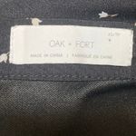 Oak + Fort Women's Black White Floral High Waisted Midi Slip Dress Size XS Photo 3