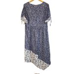 Kensie  Floral Asymmetrical Dress Cottagecore Large Prairie Patchwork Feminine Photo 6