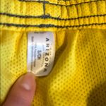 Arizona Jeans Arizona Juniors Grey & Yellow Athletic Shorts Small Photo 2
