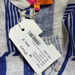 Vilagallo Dani tropical link stripe dress size 4 Blue Photo 6