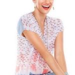 CAbi  Yacht Oversized Tunic Top Firework Print Size X- Small 474 Photo 0