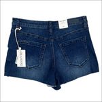 BLANK NYC NWT Exposed Button Fly Lenox High Rise Denim Jean Shorts Size 28 Photo 2
