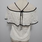 WAYF  halter neck off shoulder lace blouse size medium Photo 6