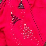 Vintage 1990’s Designers originals Christmas cardigan Red Size M Photo 5