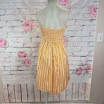 Anthropologie Vanessa Virginia strapless chain sweetheart summer dress size 2 Photo 6