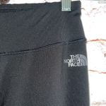 The North Face knit pants pull on XS mid rise black logo wide leg womens stretch Photo 3