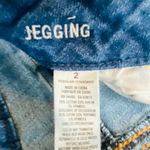 American Eagle  Outfitters Distressed Mid Rise Jegging Blue Jeans Size 2 Photo 3
