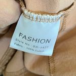 Camel Tan Matching Set Flowy Cotton Knit New Size XS Photo 10