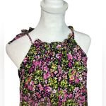 Crown & Ivy  Floral Ditzy Sleeveless Swiss Dot Top Photo 2
