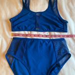 Ymi NWT  SWIM - SIZE M - Blue Sport Bra style two piece bikini Photo 7