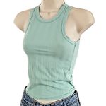Olivia Rea New York Women's Ribbed Racer Tank Top Photo 2