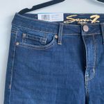 Seven 7 Jeans New SEVEN 7 Womens 10 Sunset Bermuda Shorts Denim Jeans Blue Causal Weekend Zip Photo 3