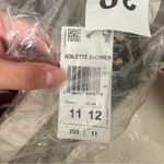 Adidas NWT  Shower Slide Slip on Shoes in Adilette White and Leopard Print Photo 2