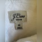 J.Crew  100%Cotton Cream Denim Jacket Size Medium Photo 7