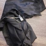 House Of CB NWOT  'Ruby' Black Satin Lace Trim Midi Skirt. Size Large Photo 10