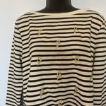 Betsey Johnson Performance Lightening Bolt Stripped Shirt Photo 1