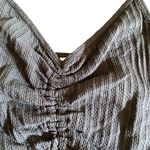 Abound  Nordstrom NWT black ribbed gathered strapless crop small Photo 4