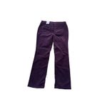 st. john's bay Corduroy Pants 14 Classic Fit Straight Leg Burgundy Photo 5