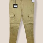 Khaki Side Pocket Detail Cargo Jeans NWT Tan Size 2 Photo 1