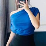 ZARA One Shoulder Crop Top Photo 0