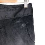 Reiss  Wilma Wide Flare Leg Corduroy Black Trousers Pants Size 6 Photo 2