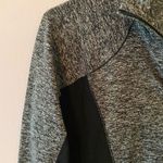 Athleta Gray and Black Quarter-Zip Pullover Athletic Gym Women's size Medium Photo 2